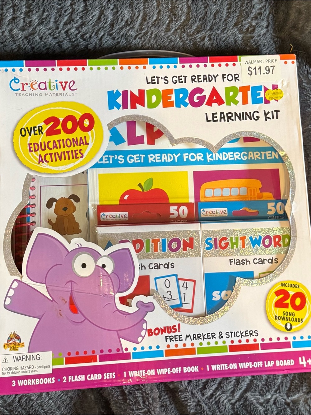 Let's Get Ready for Kindergarten Learning Kit - Multicolor